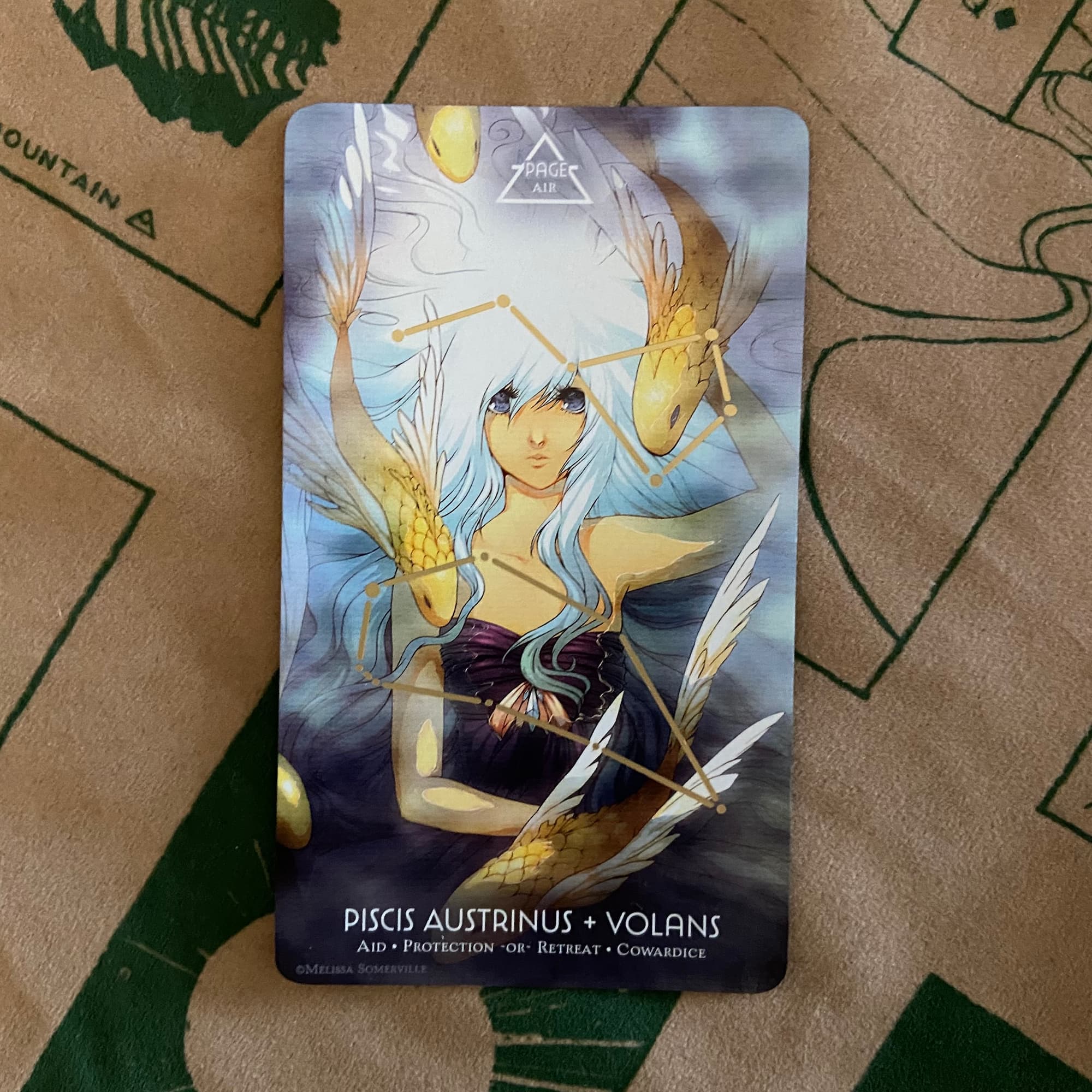 cosmos_pageswords.jpgone-card tarot spread showing the page of swords